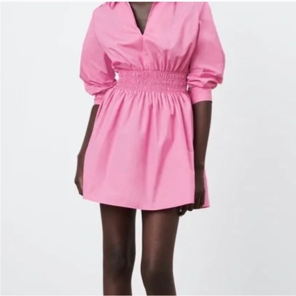 Zara Dresses Zara Pink Dress Poshmark